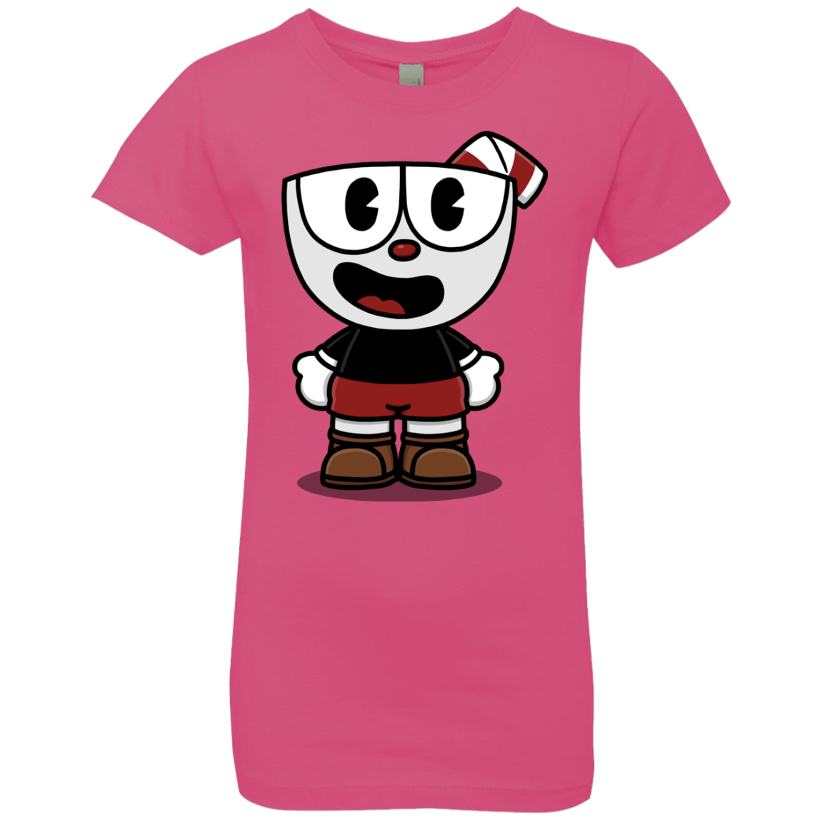 T-Shirts Hot Pink / YXS Hello Cuphead Girls Premium T-Shirt