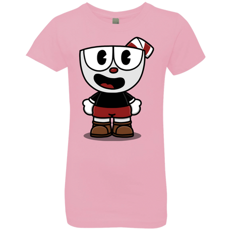 T-Shirts Light Pink / YXS Hello Cuphead Girls Premium T-Shirt