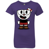 T-Shirts Purple Rush / YXS Hello Cuphead Girls Premium T-Shirt