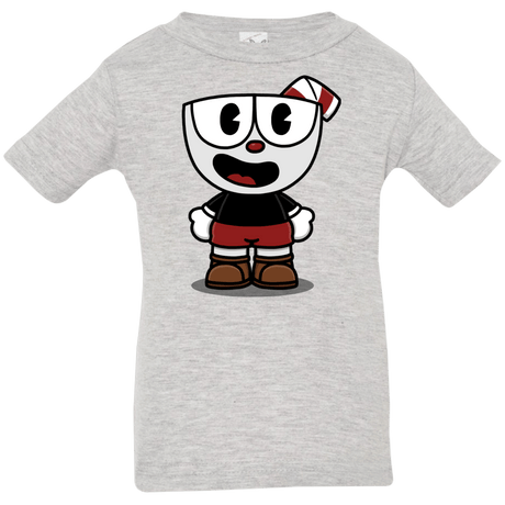 T-Shirts Heather Grey / 6 Months Hello Cuphead Infant Premium T-Shirt