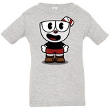 T-Shirts Heather Grey / 6 Months Hello Cuphead Infant Premium T-Shirt