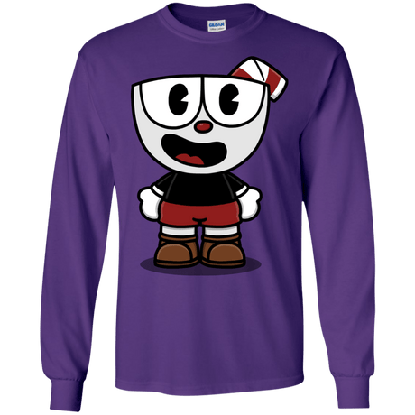 T-Shirts Purple / S Hello Cuphead Men's Long Sleeve T-Shirt