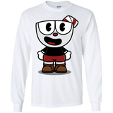 T-Shirts White / S Hello Cuphead Men's Long Sleeve T-Shirt