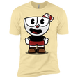 T-Shirts Banana Cream / X-Small Hello Cuphead Men's Premium T-Shirt
