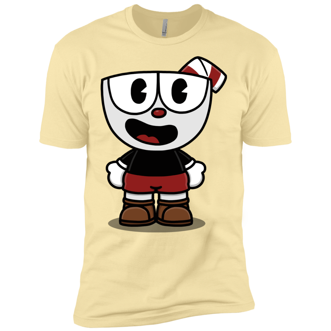 T-Shirts Banana Cream / X-Small Hello Cuphead Men's Premium T-Shirt