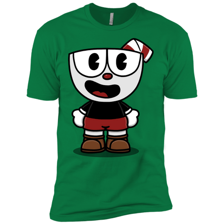 T-Shirts Kelly Green / X-Small Hello Cuphead Men's Premium T-Shirt