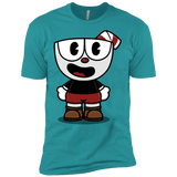 T-Shirts Tahiti Blue / X-Small Hello Cuphead Men's Premium T-Shirt