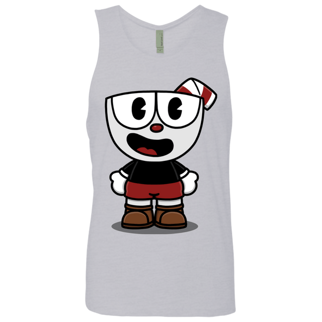 T-Shirts Heather Grey / S Hello Cuphead Men's Premium Tank Top