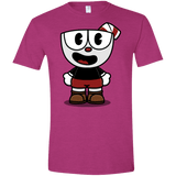T-Shirts Antique Heliconia / S Hello Cuphead Men's Semi-Fitted Softstyle