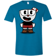T-Shirts Antique Sapphire / S Hello Cuphead Men's Semi-Fitted Softstyle