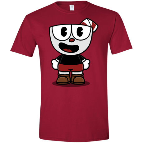 T-Shirts Cardinal Red / S Hello Cuphead Men's Semi-Fitted Softstyle