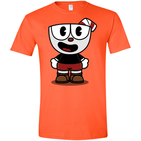 T-Shirts Orange / S Hello Cuphead Men's Semi-Fitted Softstyle