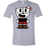 T-Shirts Sport Grey / X-Small Hello Cuphead Men's Semi-Fitted Softstyle
