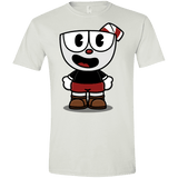 T-Shirts White / X-Small Hello Cuphead Men's Semi-Fitted Softstyle