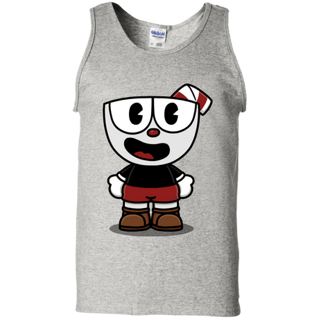 T-Shirts Ash / S Hello Cuphead Men's Tank Top