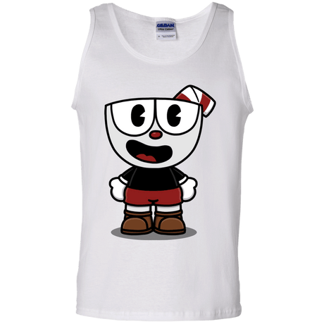 T-Shirts White / S Hello Cuphead Men's Tank Top