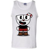 T-Shirts White / S Hello Cuphead Men's Tank Top