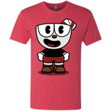 T-Shirts Vintage Red / S Hello Cuphead Men's Triblend T-Shirt