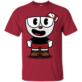 T-Shirts Cardinal / S Hello Cuphead T-Shirt