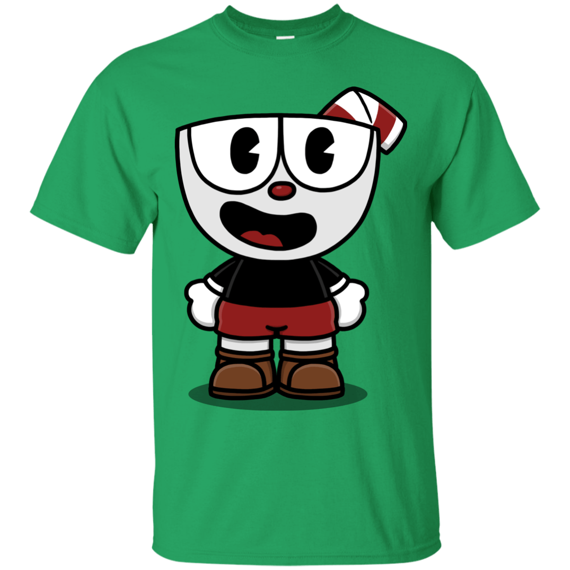 T-Shirts Irish Green / S Hello Cuphead T-Shirt