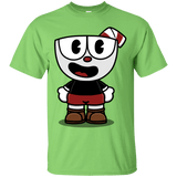 T-Shirts Lime / S Hello Cuphead T-Shirt
