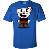T-Shirts Royal / XLT Hello Cuphead Tall T-Shirt