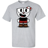 T-Shirts Sport Grey / XLT Hello Cuphead Tall T-Shirt