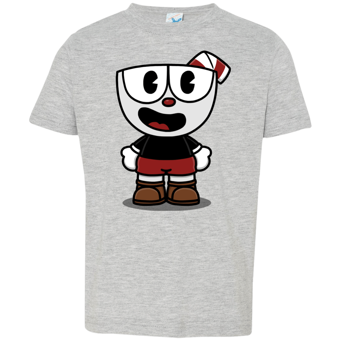 T-Shirts Heather Grey / 2T Hello Cuphead Toddler Premium T-Shirt