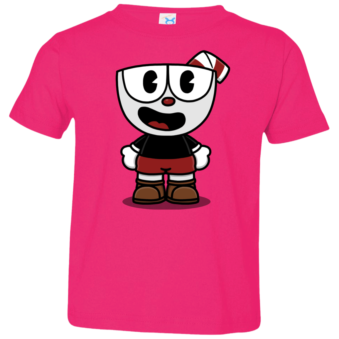 T-Shirts Hot Pink / 2T Hello Cuphead Toddler Premium T-Shirt