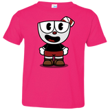 T-Shirts Hot Pink / 2T Hello Cuphead Toddler Premium T-Shirt