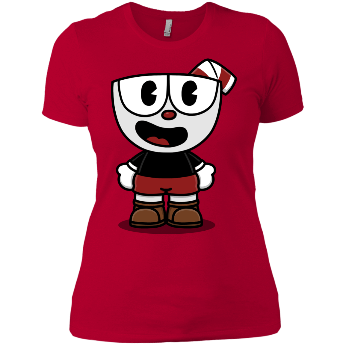 T-Shirts Red / X-Small Hello Cuphead Women's Premium T-Shirt