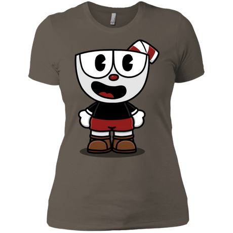 T-Shirts Warm Grey / X-Small Hello Cuphead Women's Premium T-Shirt