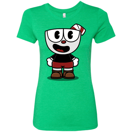 T-Shirts Envy / S Hello Cuphead Women's Triblend T-Shirt