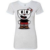 T-Shirts Heather White / S Hello Cuphead Women's Triblend T-Shirt