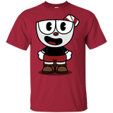 T-Shirts Cardinal / YXS Hello Cuphead Youth T-Shirt