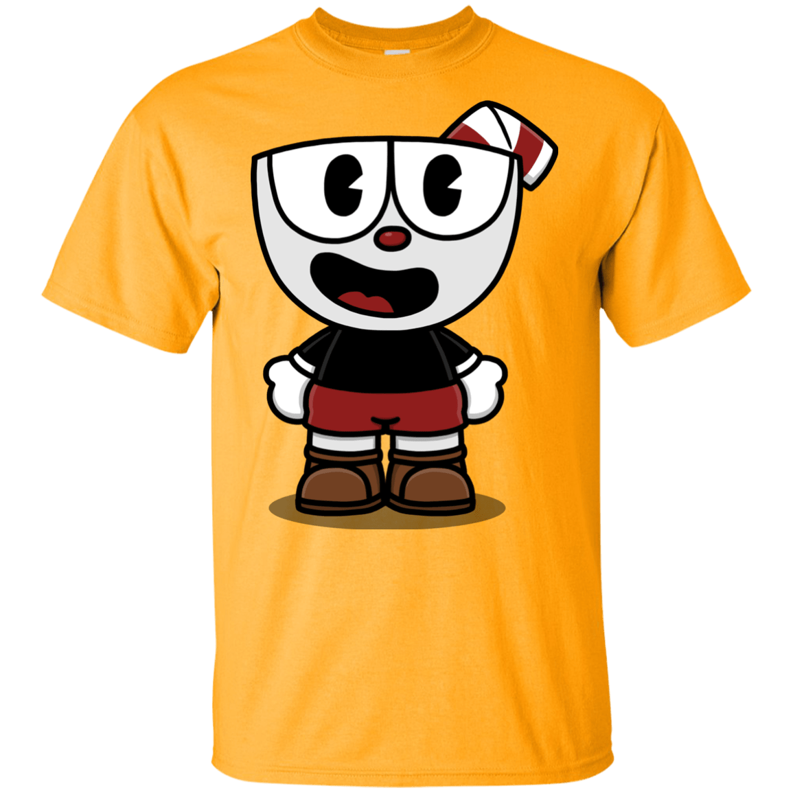 T-Shirts Gold / YXS Hello Cuphead Youth T-Shirt