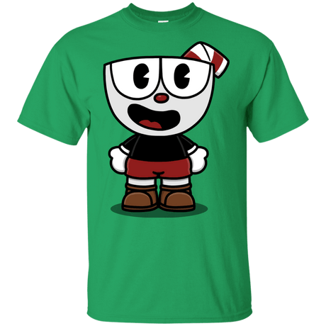 T-Shirts Irish Green / YXS Hello Cuphead Youth T-Shirt