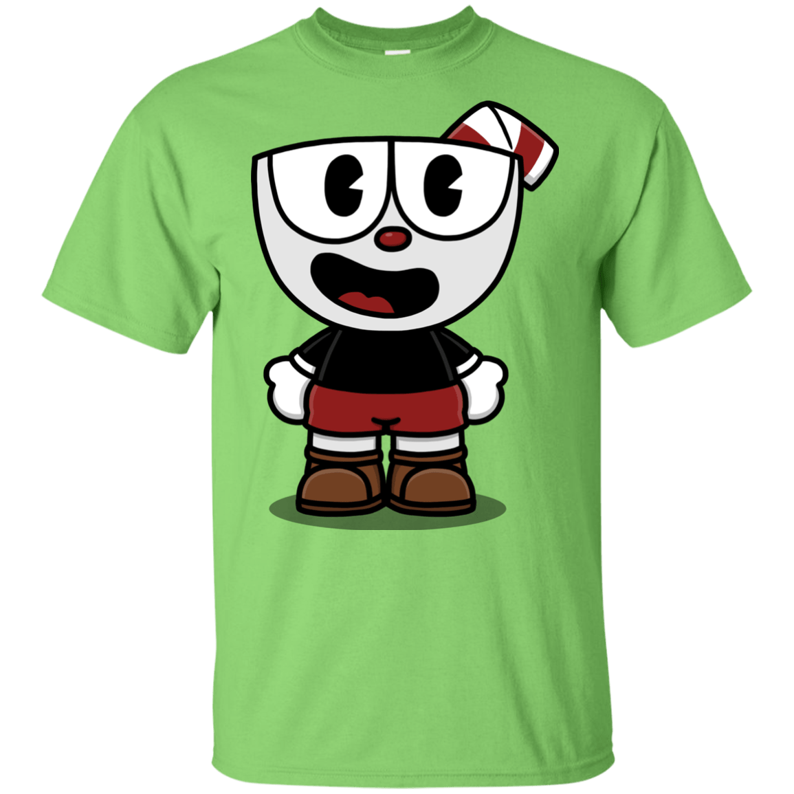 T-Shirts Lime / YXS Hello Cuphead Youth T-Shirt