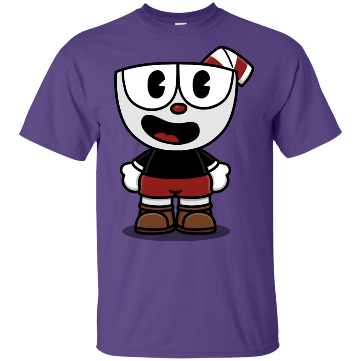 T-Shirts Purple / YXS Hello Cuphead Youth T-Shirt