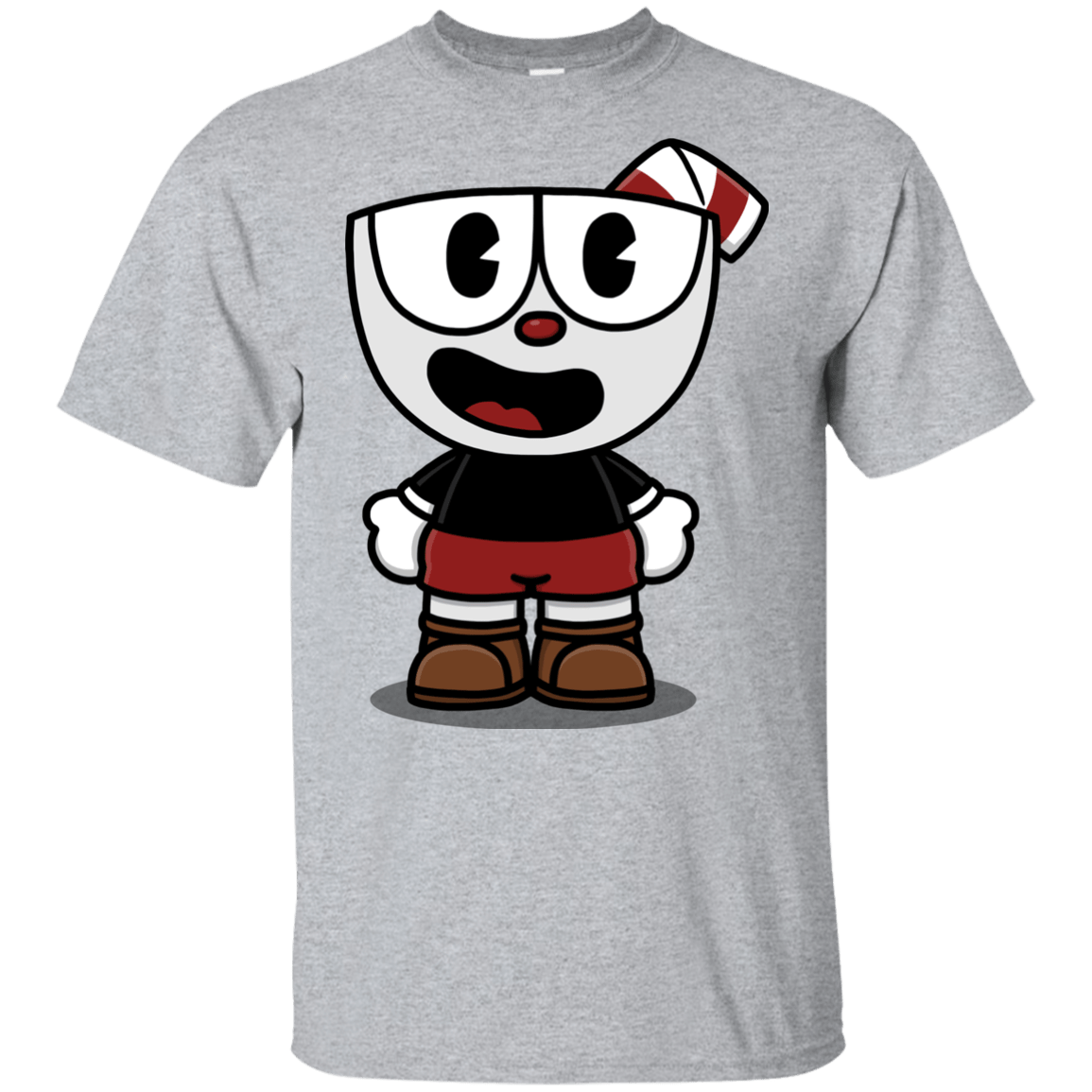 T-Shirts Sport Grey / YXS Hello Cuphead Youth T-Shirt