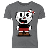 T-Shirts Premium Heather / YXS Hello Cuphead Youth Triblend T-Shirt