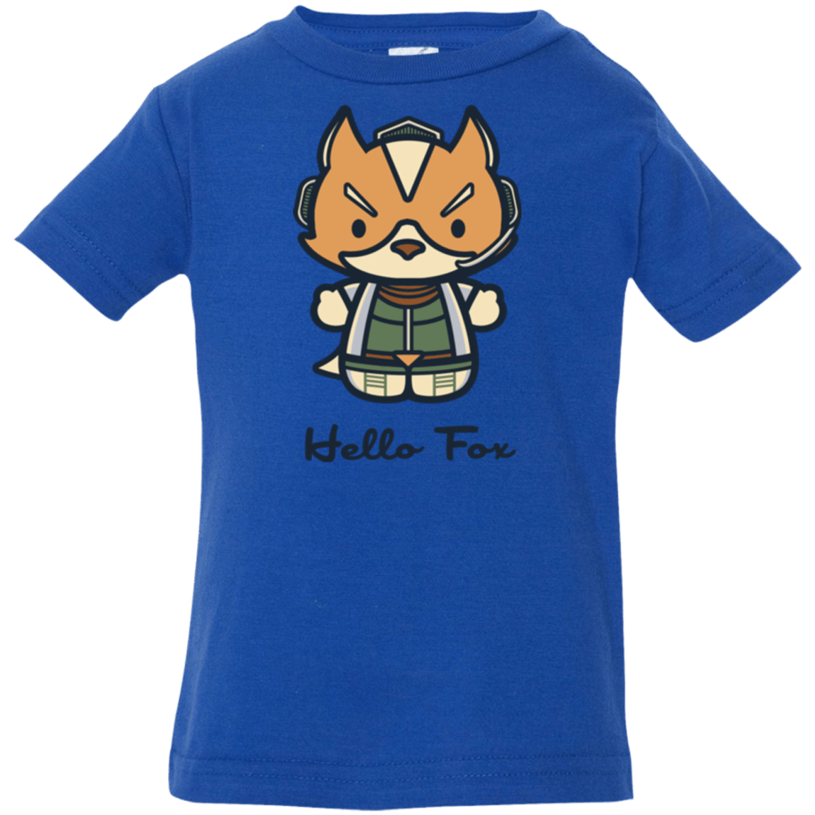 T-Shirts Royal / 6 Months Hello Fox Infant Premium T-Shirt