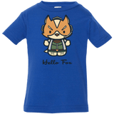 T-Shirts Royal / 6 Months Hello Fox Infant Premium T-Shirt