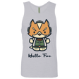 T-Shirts Heather Grey / Small Hello Fox Men's Premium Tank Top