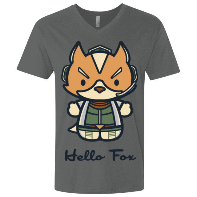 T-Shirts Heavy Metal / X-Small Hello Fox Men's Premium V-Neck