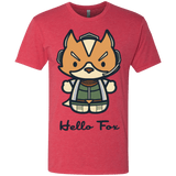 T-Shirts Vintage Red / Small Hello Fox Men's Triblend T-Shirt