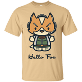 T-Shirts Vegas Gold / Small Hello Fox T-Shirt