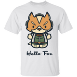 T-Shirts White / Small Hello Fox T-Shirt