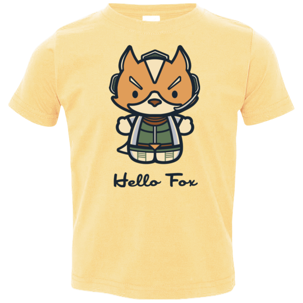 T-Shirts Butter / 2T Hello Fox Toddler Premium T-Shirt