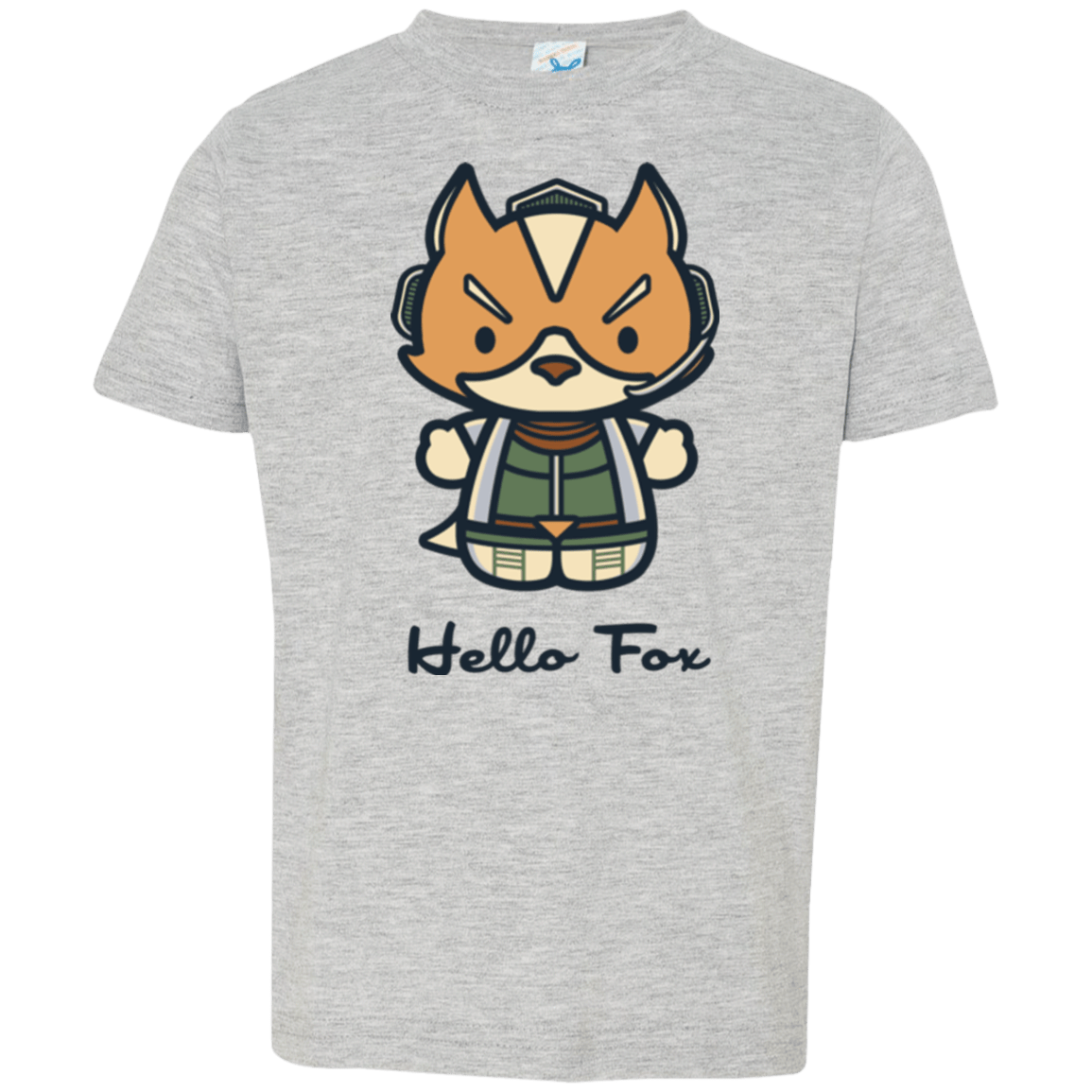 T-Shirts Heather / 2T Hello Fox Toddler Premium T-Shirt